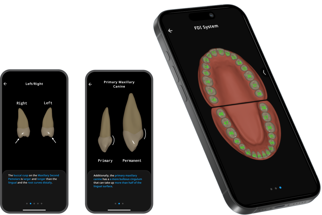 OneScreen mobile app screens